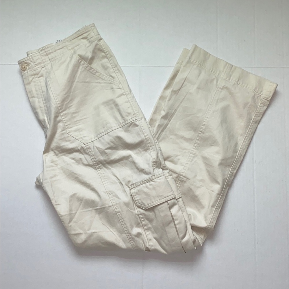 Abercrombie & Fitch High Rise Cotton Cargo Pants‎